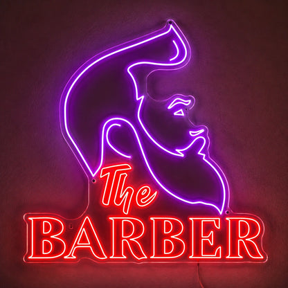 Bearded Barber Neon Sign LED Neon Sign high-converting product image
