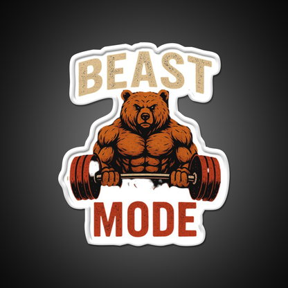 Beast Mode Cool Sign Gym Fitness Led Neon Sign Rgb Color