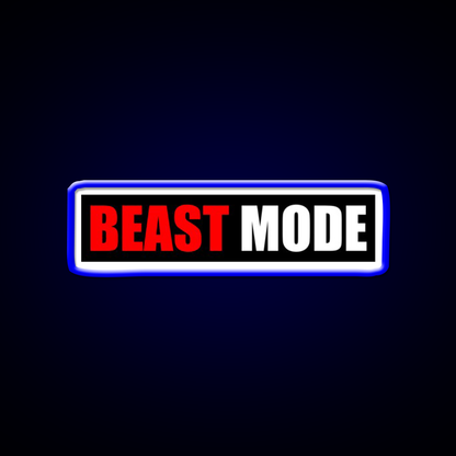 Beast Mode Gym Fitness Gym Fitness Led Neon Sign Rgb Color