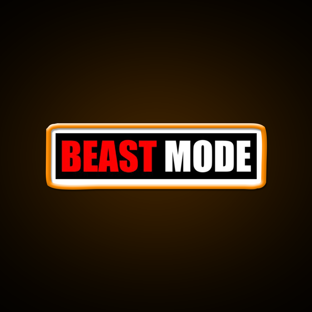 Beast Mode Gym Fitness Gym Fitness Led Neon Sign Rgb Color