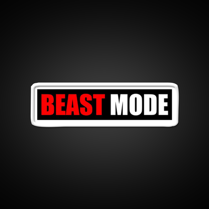 Beast Mode Gym Fitness Gym Fitness Led Neon Sign Rgb Color