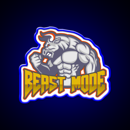 Beast Mode Gym Fitness Led Neon Sign Rgb Color