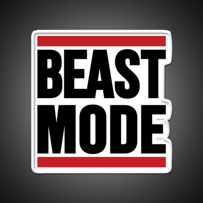 Beast Mode Gym Fitness Led Neon Sign For Workout Wall Rgb Color