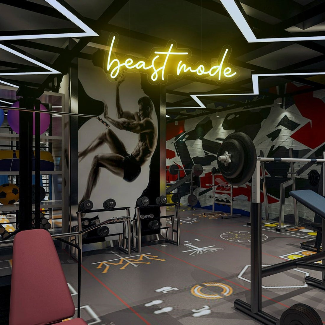 Beast Mode Led Sign Business Neon Sign