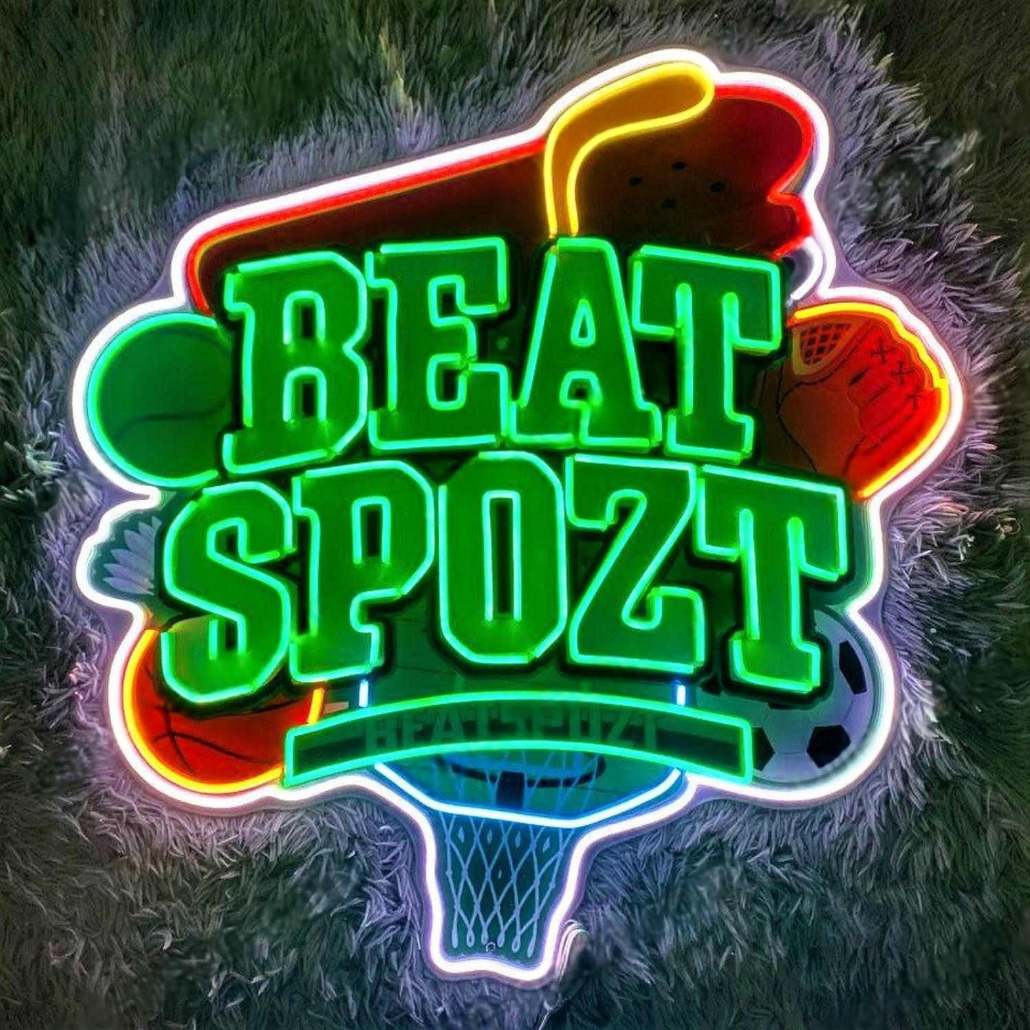 Beat Spozt Multi-Color Sports Led Neon Sign For Sports Bar Gym Decor | Shineneon