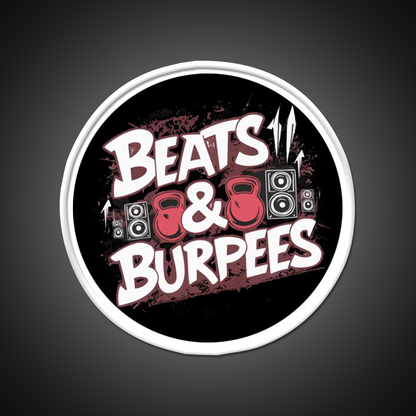 Beats And Burpees Gym Fitness Led Neon Sign Rgb Color