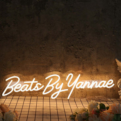 Beats By Yannae Yellow Led Neon Sign - Shineneon