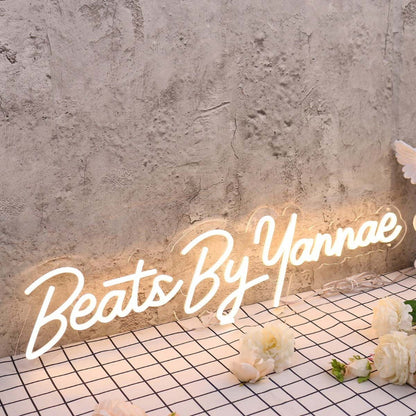 Beats By Yannae Yellow Led Neon Sign - Shineneon