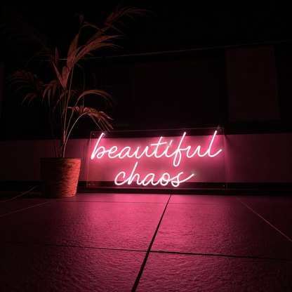 Beautiful Chaos LED Neon Sign - 01 Original Product Image