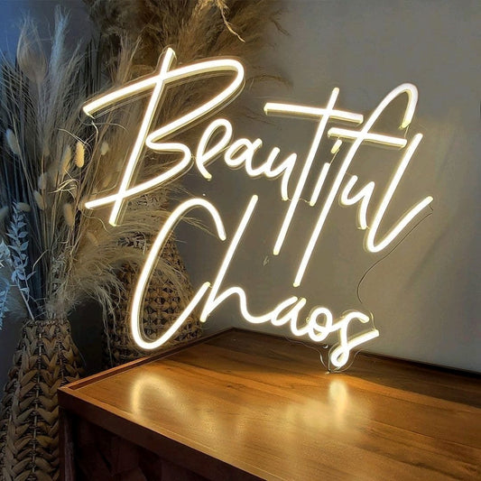 Beautiful Chaos Led Sign Business Neon Signs