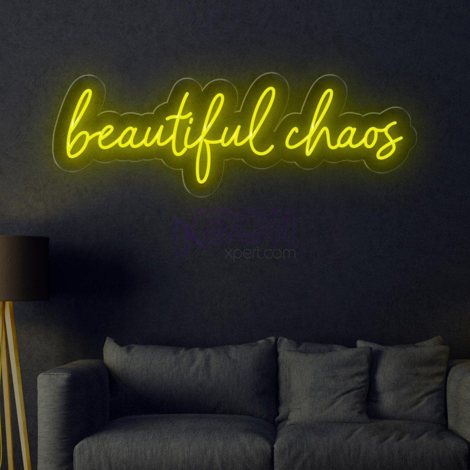 Beautiful Chaos Pink Led Neon Sign For Bedroom Cafe Decor | Shineneon