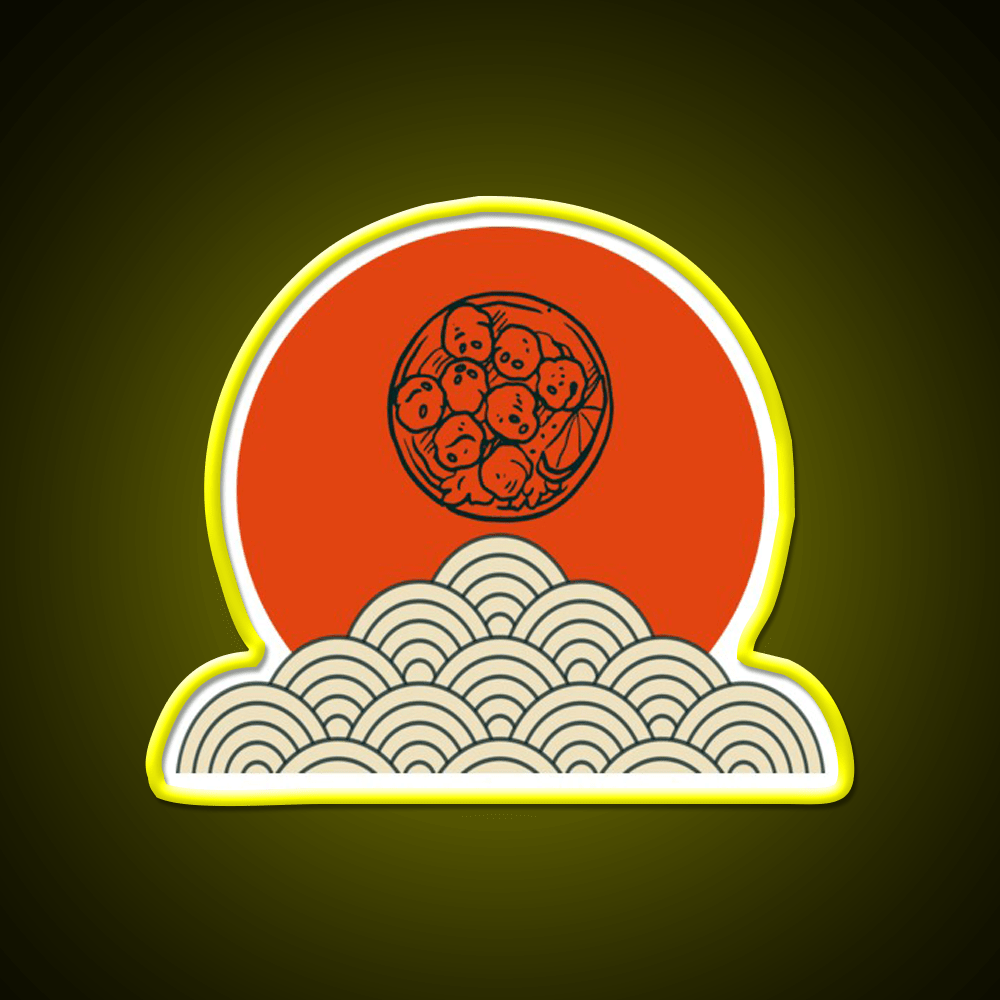 Beautiful Chinese Food Design Led Neon Sign Chinese Food Rgb Color - Shineneon