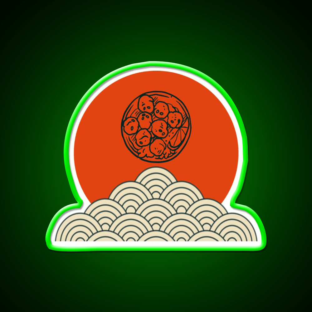 Beautiful Chinese Food Design Led Neon Sign Chinese Food Rgb Color - Shineneon