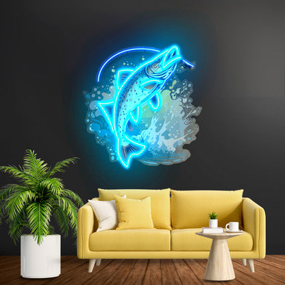 Beautiful Fish Pictures Led Neon Sign Light Custom Led Signs