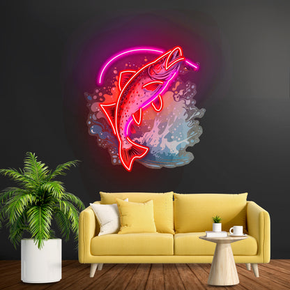 Beautiful Fish Pictures Led Neon Sign Light Custom Led Signs