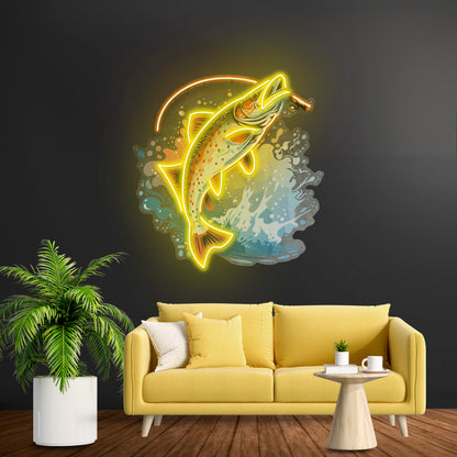 Beautiful Fish Pictures Led Neon Sign Light Custom Led Signs