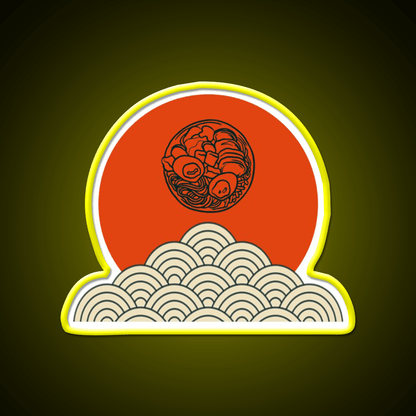 Beautiful Ramen Pieces Design Led Neon Sign Chinese Food Rgb Color - Shineneon