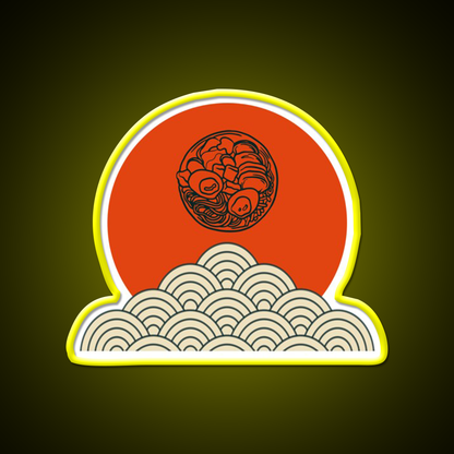 Beautiful Ramen Pieces Design Led Neon Sign Chinese Food Rgb Color