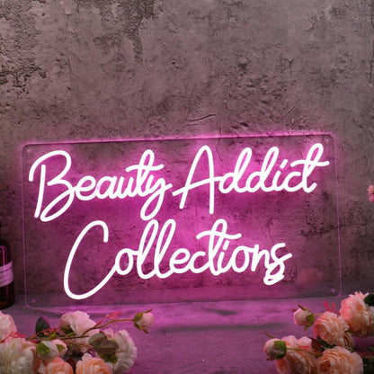 Beauty Addict Collections Purple Led Neon Sign - Shineneon