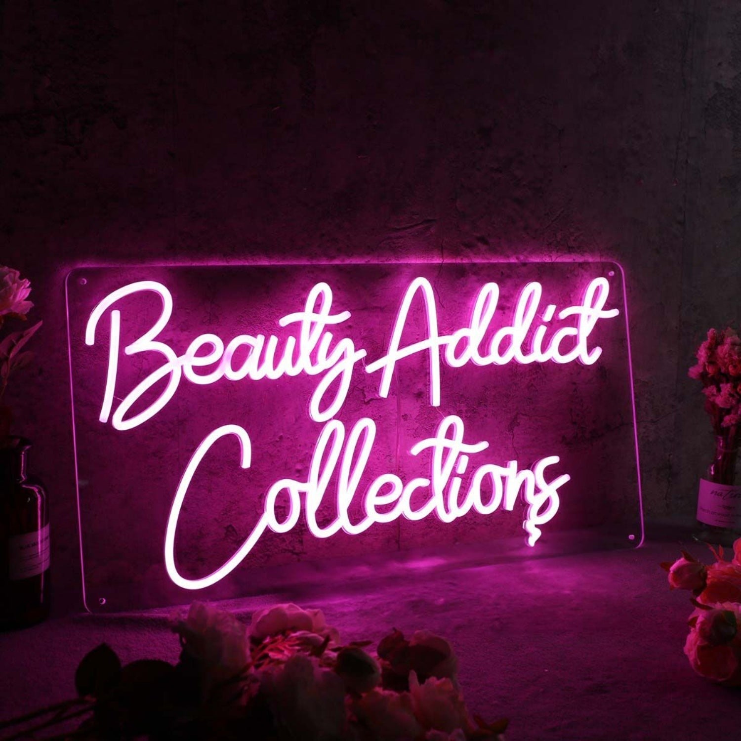 Beauty Addict Collections Purple Led Neon Sign - Shineneon