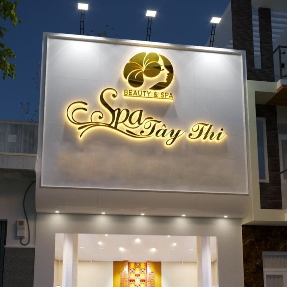 Beauty And Spa 3D Backlit Channel Letters Led Light Sign - Shineneon