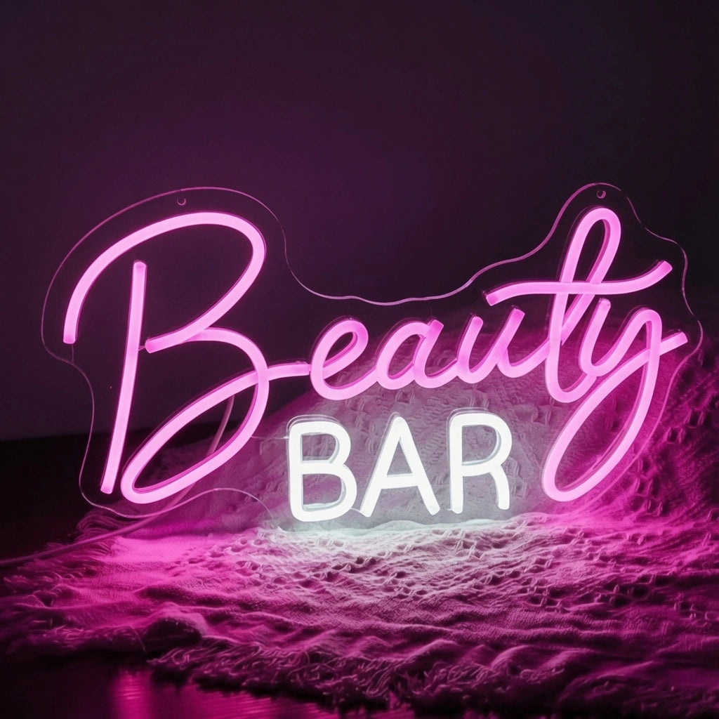 Beauty Bar LED Neon Sign - 01 Original Product Image