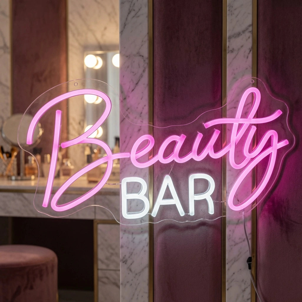 Beauty Bar LED Neon Sign - 02 High-Converting Product Image