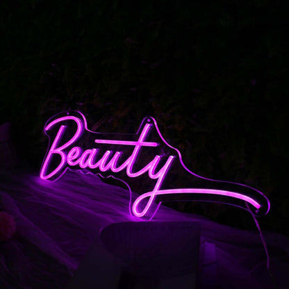 Beauty Dark Purple Led Neon Sign - Shineneon