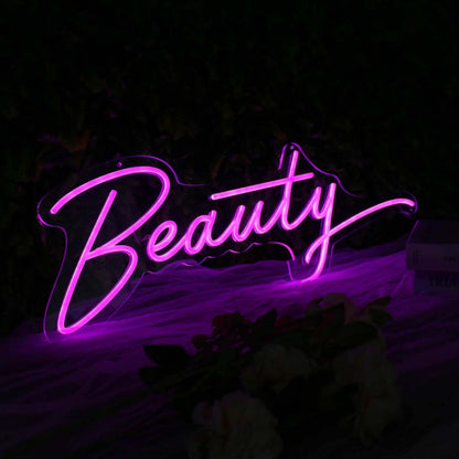 Beauty Dark Purple Led Neon Sign - Shineneon