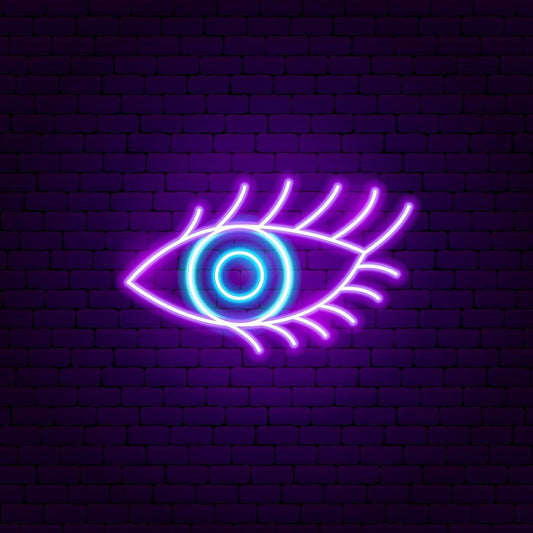 Beauty Eye Lashes Led Sign Business Neon Sign