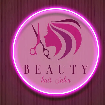 Beauty Hair Salon Acrylic Business Logo Sign - Shineneon