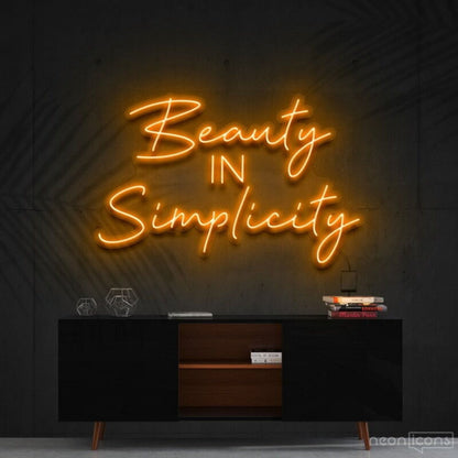 Beauty In Simplicity Led Neon Sign Felegant And Minimalistic Decor - Shineneon