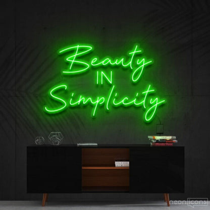 Beauty In Simplicity Led Neon Sign Felegant And Minimalistic Decor - Shineneon
