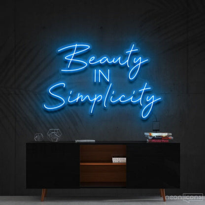 Beauty In Simplicity Led Neon Sign Felegant And Minimalistic Decor - Shineneon