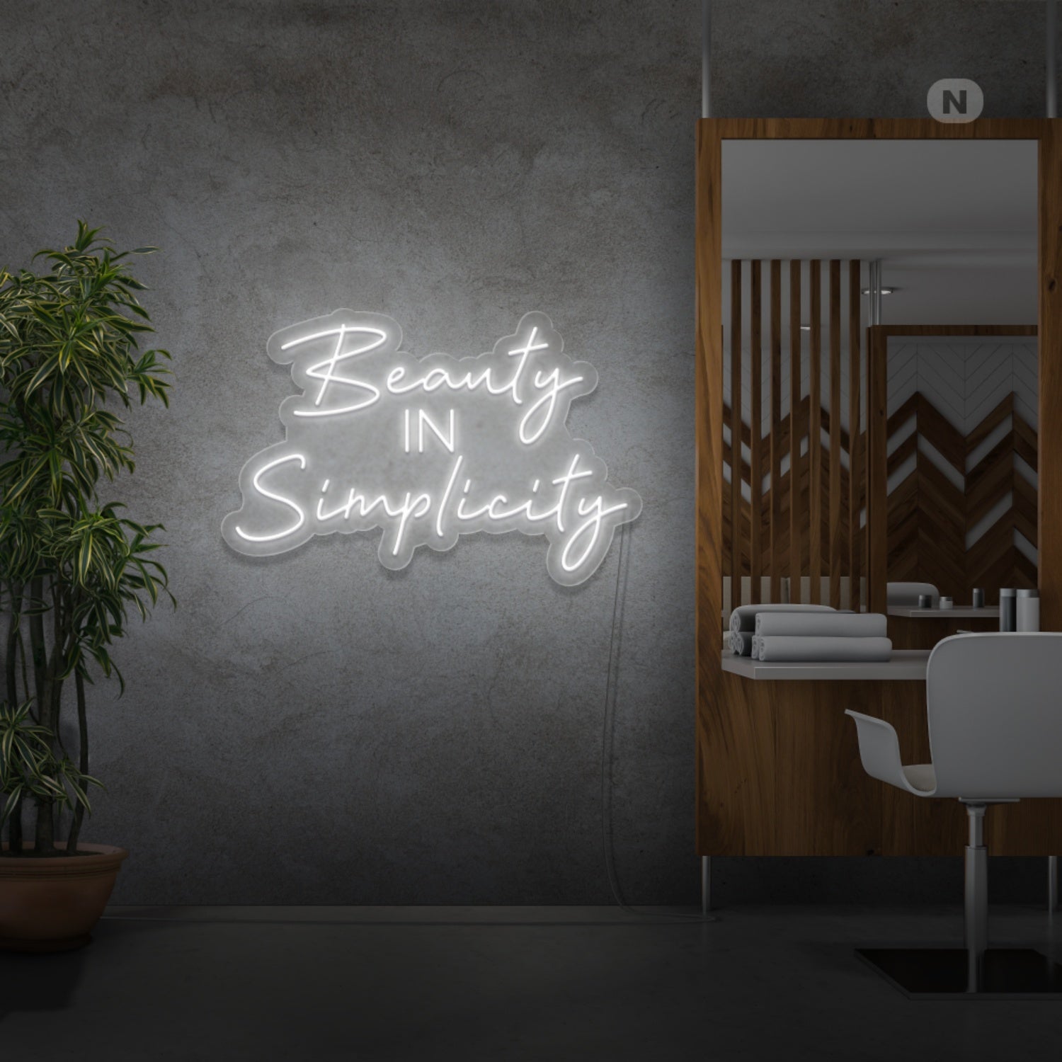 Beauty In Simplicity Led Neon Signs - Shineneon