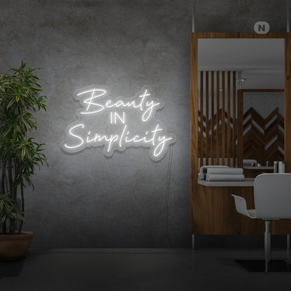 Beauty In Simplicity Led Neon Signs - Shineneon