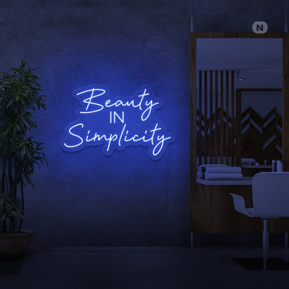 Beauty In Simplicity Led Neon Signs - Shineneon