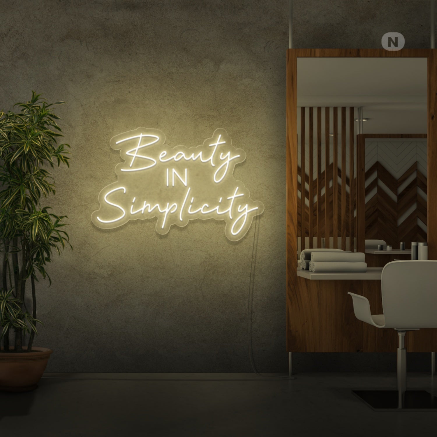 Beauty In Simplicity Led Neon Signs - Shineneon