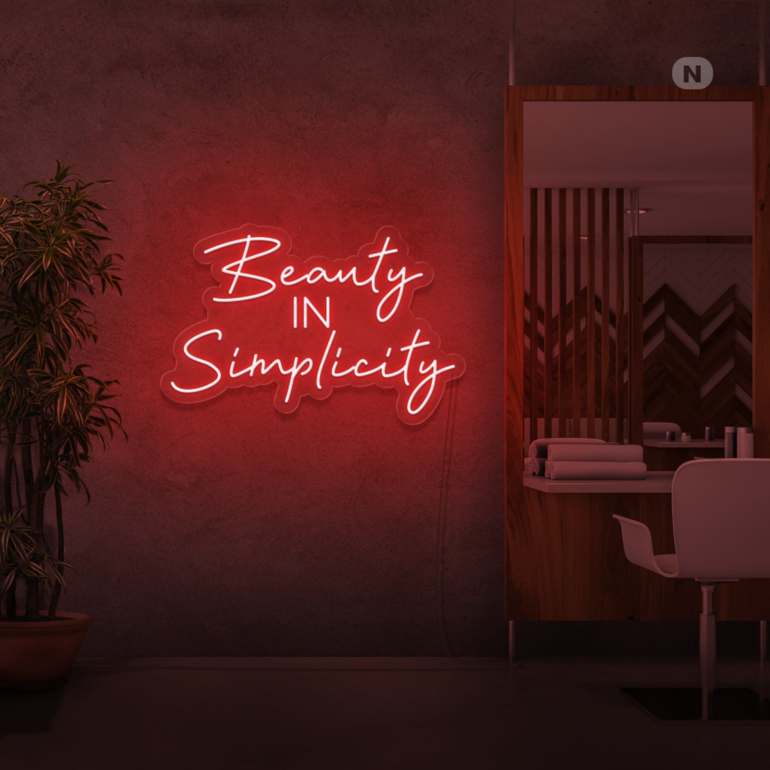 Beauty In Simplicity Led Neon Signs - Shineneon