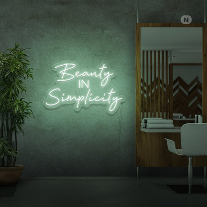 Beauty In Simplicity Led Neon Signs - Shineneon