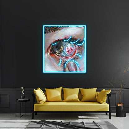 Beauty In The Eye Artwork Led Neon Sign