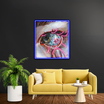 Beauty In The Eye Artwork Led Neon Sign