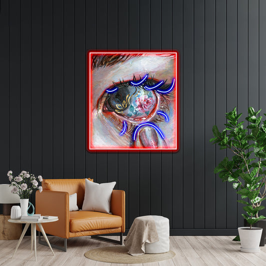 Beauty In The Eye Artwork Led Neon Sign