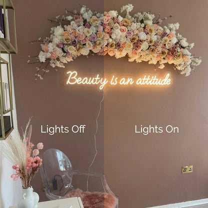 Beauty Is An Attitude LED Neon Sign - Shineneon