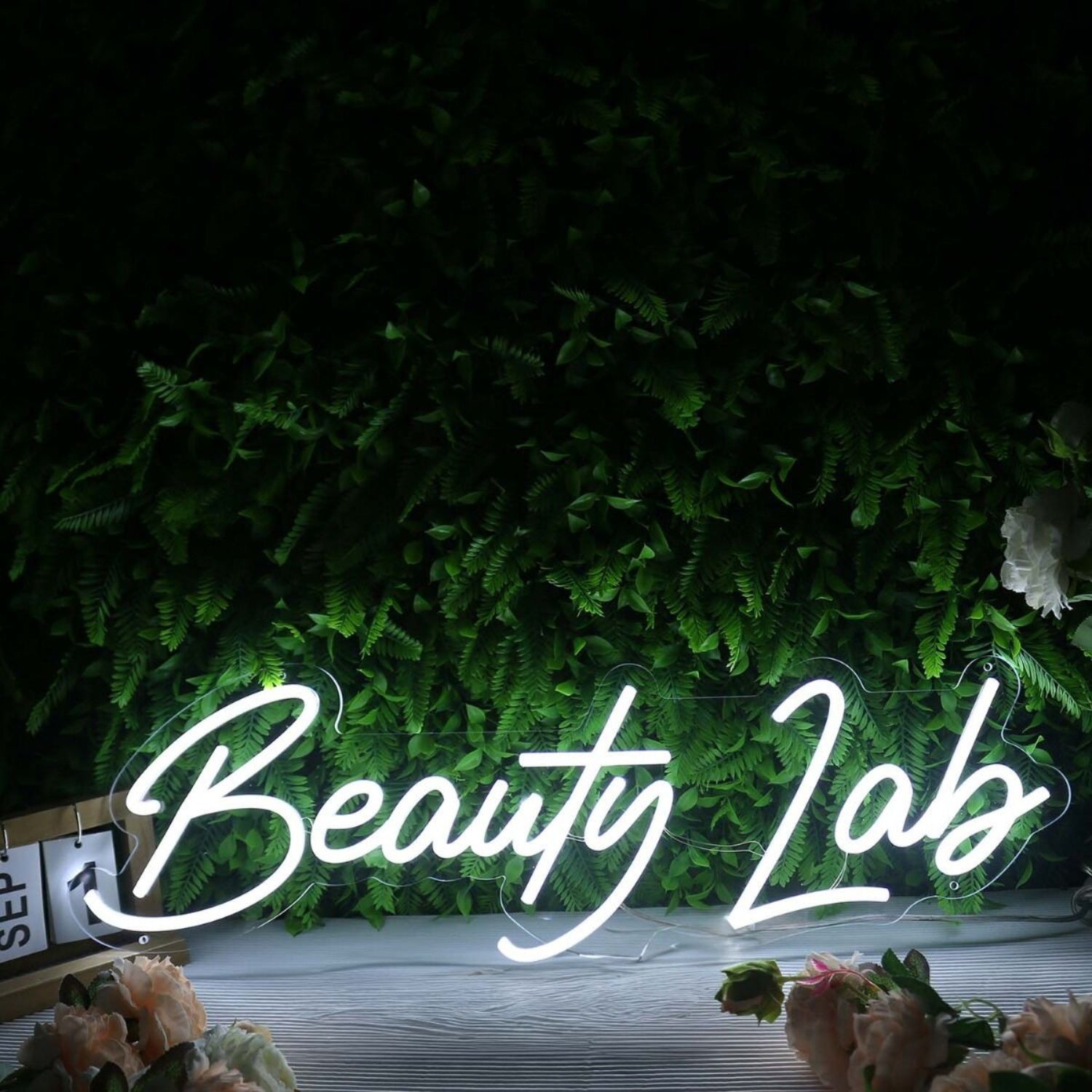 Beauty Lab White Led Neon Sign | Shineneon