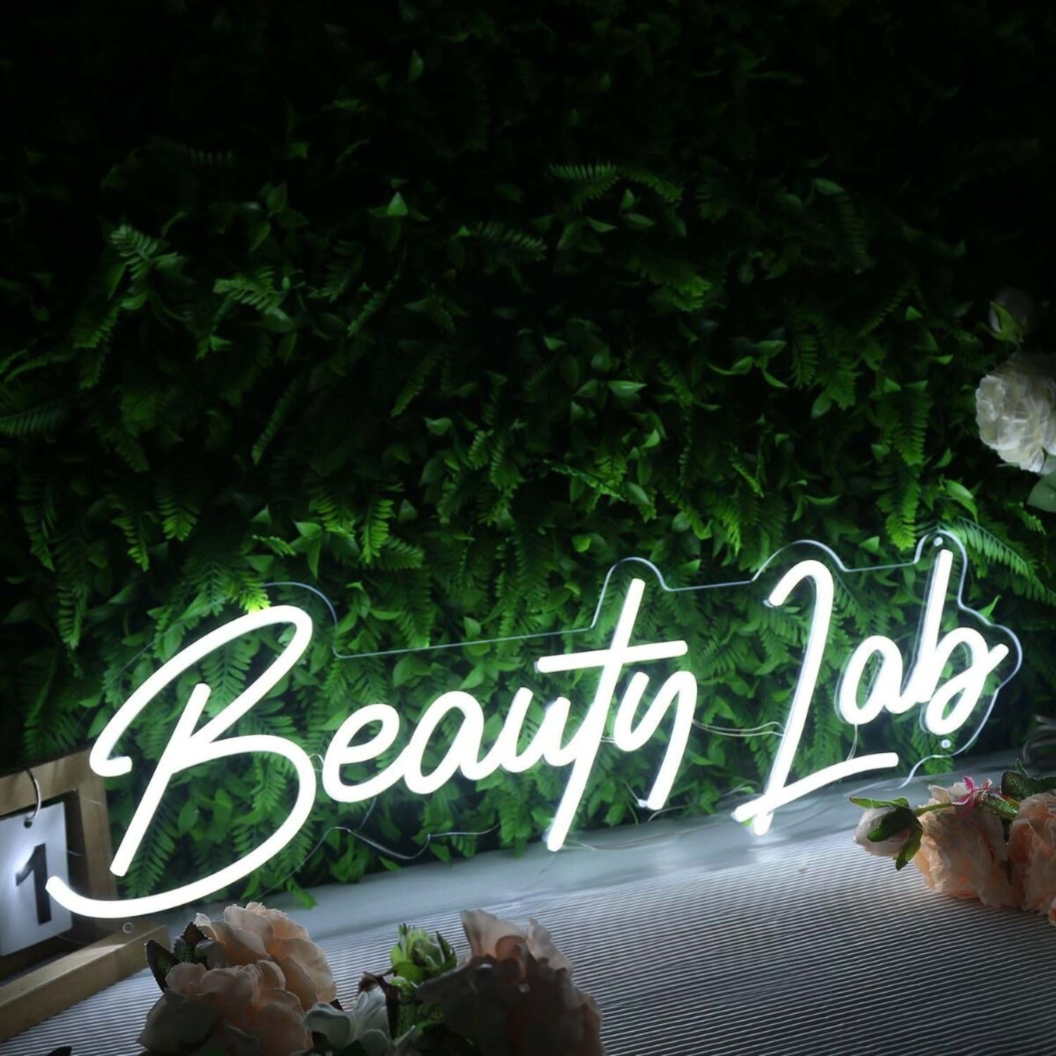Beauty Lab White Led Neon Sign | Shineneon