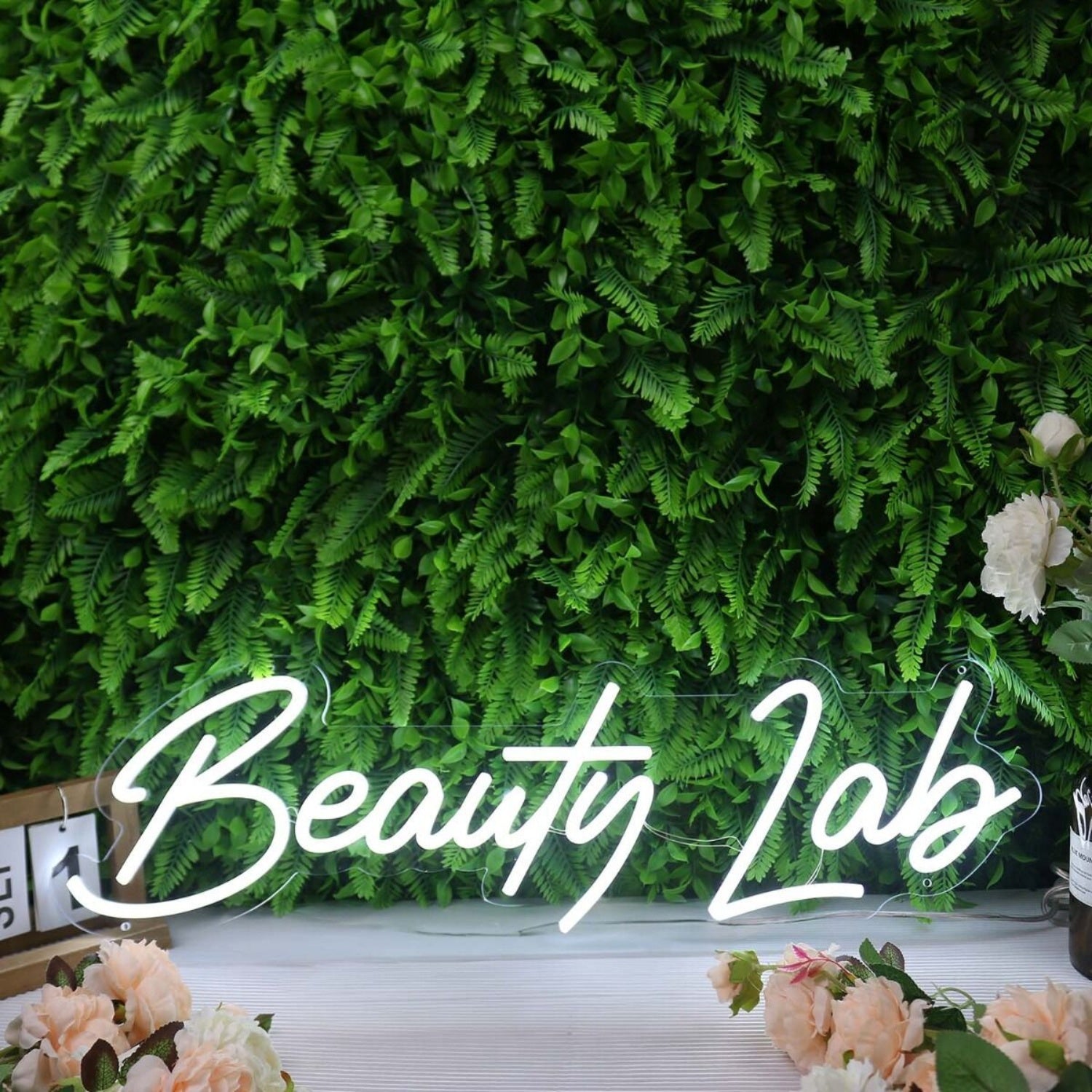 Beauty Lab White Led Neon Sign | Shineneon