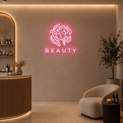 Beauty LED Neon Sign Wall Neon Sign - 04 Size Image