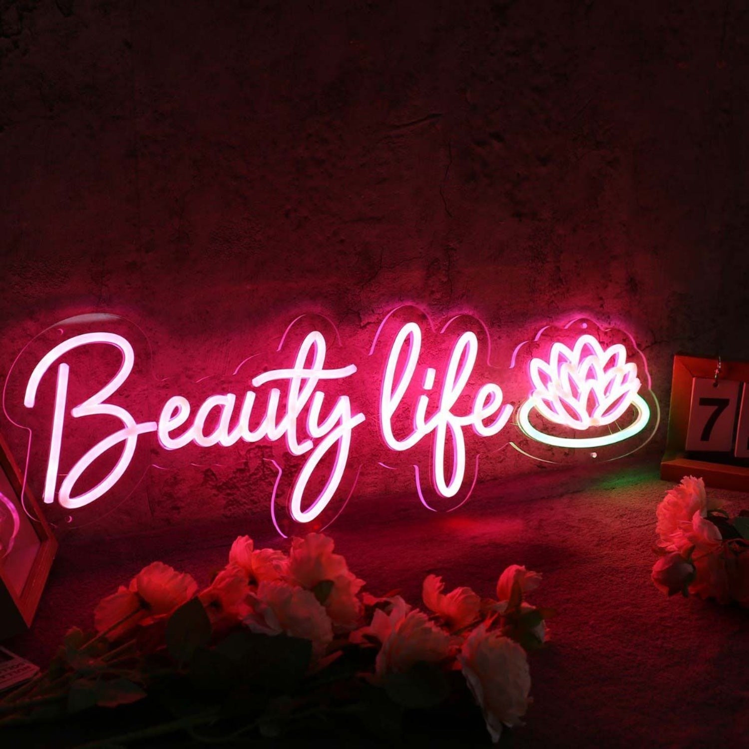 Beauty Life Red Led Neon Sign - Shineneon