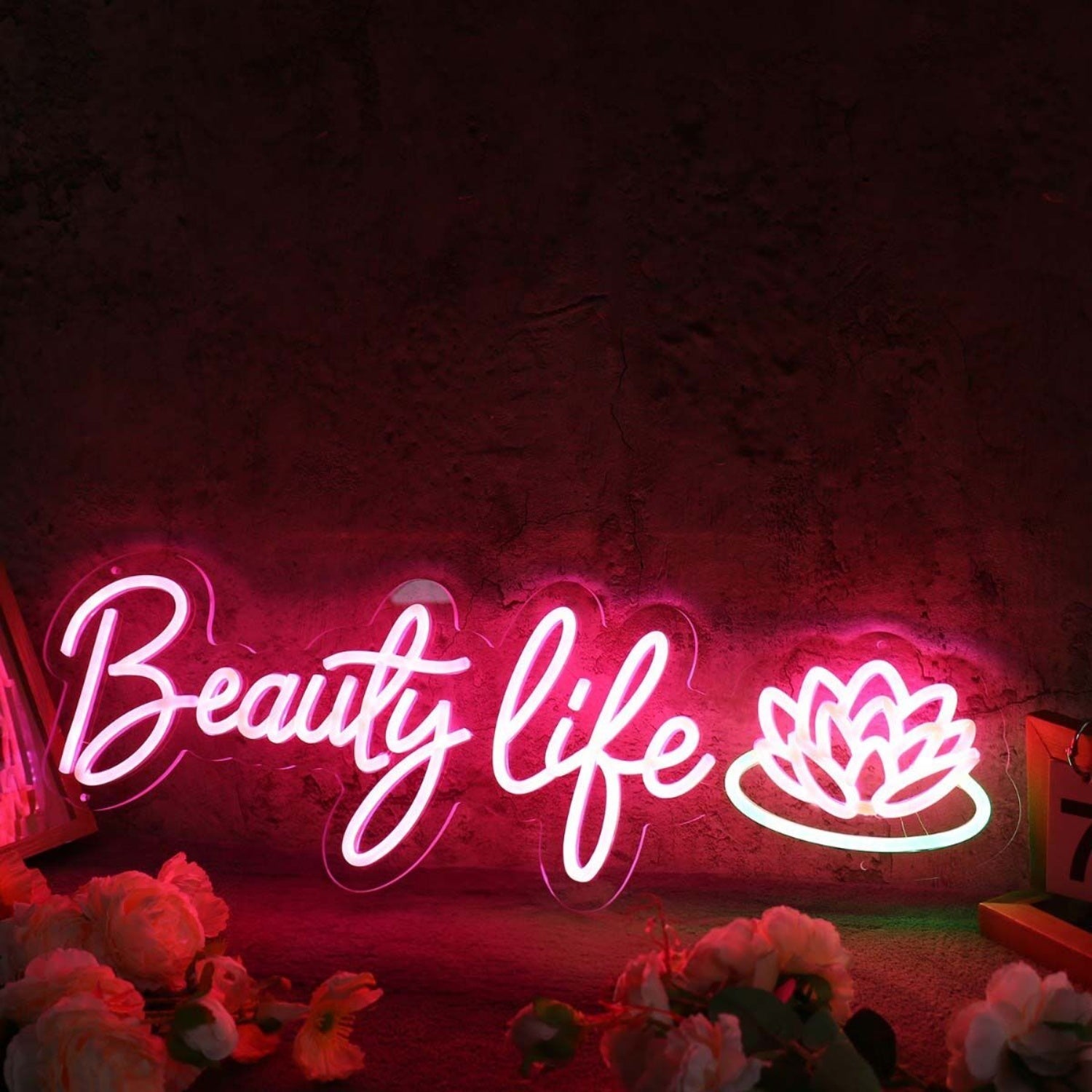 Beauty Life Red Led Neon Sign - Shineneon